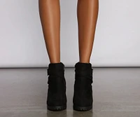 She's A Wild One Lug Booties