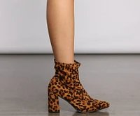 Fierce Fashionista Heeled Sock Booties