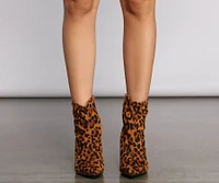 Fierce Fashionista Heeled Sock Booties