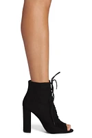 Level Up Lace Booties