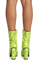 Snake My Way Booties