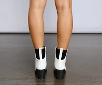 Don't Call It A Throwback Lace-Up Combat Boots