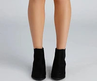 Chic Essential Low Heel Booties