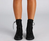 Trendy Status Knit Detail Boots