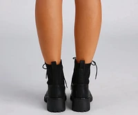 Trendy Status Knit Detail Boots