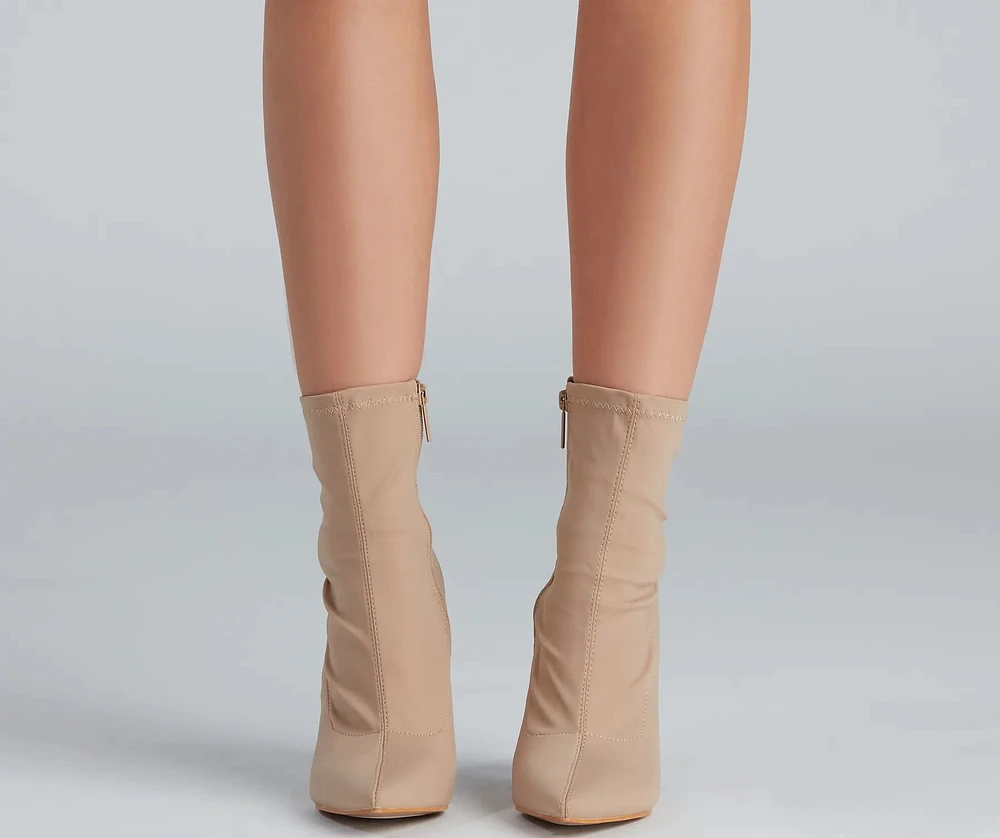 Stylish Strut Stiletto Booties