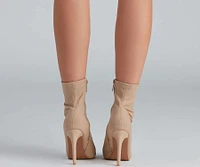 Stylish Strut Stiletto Booties