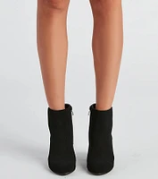 Girl Love Block Heel Booties