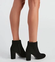 Girl Love Block Heel Booties