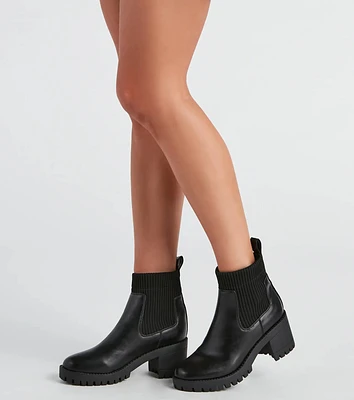 Cutie A Lug Bootie
