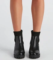 Cutie A Lug Bootie