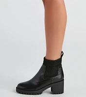 Cutie A Lug Bootie