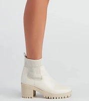 Cutie A Lug Bootie