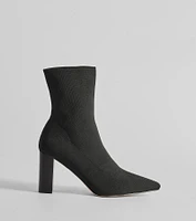 Back to Basics Knit Ankle Booties