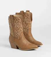Saddled Up Western Embroidered Cowboy Boots