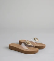 Heart Eyes Only Slide Sandals