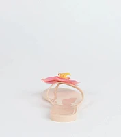 On Vacay Flower Strap Jelly Sandals