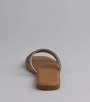 Sparkling Delight Rhinestone Strappy Sandals