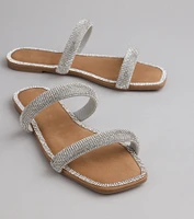 Step Into Glam Rhinestone Sandals