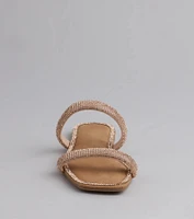 Step Into Glam Rhinestone Sandals