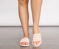 Straight Chillin' Rhinestone Slides