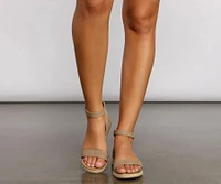 Basic Strap Espadrille Sandals