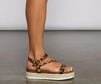 Perfect Pair Strappy Espadrille Sandals