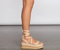 Layin' Low Platform Espadrille Sandals