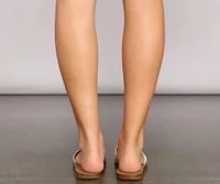 So Sleek Basic Band Sandals