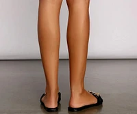 Locked Style Chunky Chain Link Sandals