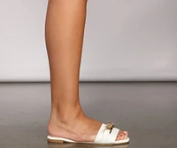 Locked Style Chunky Chain Link Sandals