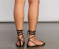 Strappy And Stylish Lace-Up Sandals
