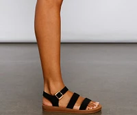 Effortless Style Triple Strap Sandals