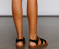 Effortless Style Triple Strap Sandals