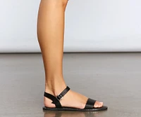 Chic Studded Strappy Sandals