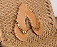 Metallic Moment Thong Sandals