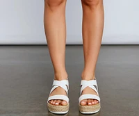 Casual Chic Espadrille Platform Sandals