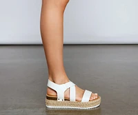 Casual Chic Espadrille Platform Sandals