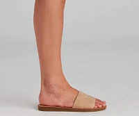 Let It Slide Single Band Sandals