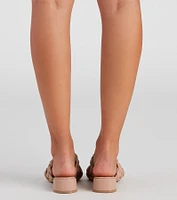 Eyes On Style Braid Strap Sandals