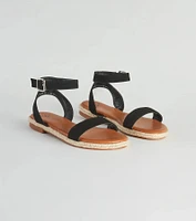 Resort Worthy Espadrille Flat Sandals