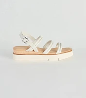 Casual Summer Stroll Strappy Platform Sandals
