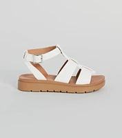 Next Level Gladiator Flat Platform Sandals