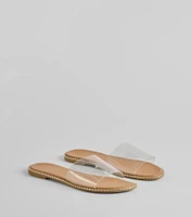 Clear Obsession PVC Flat Sandals
