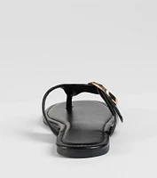 Statement Gleam Buckle Thong Sandals