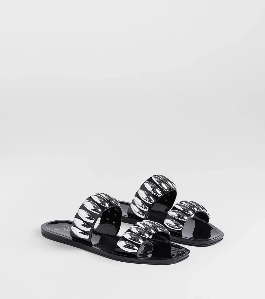 Such A Stud Strappy Jelly Sandals