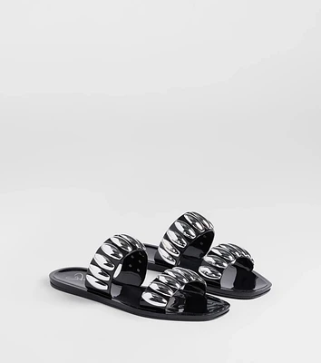 Such A Stud Strappy Jelly Sandals