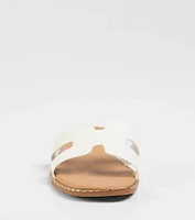 Simply Chic Cutout Strap Flat Sandals