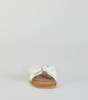 Such A Delight Bow Flat Sandals