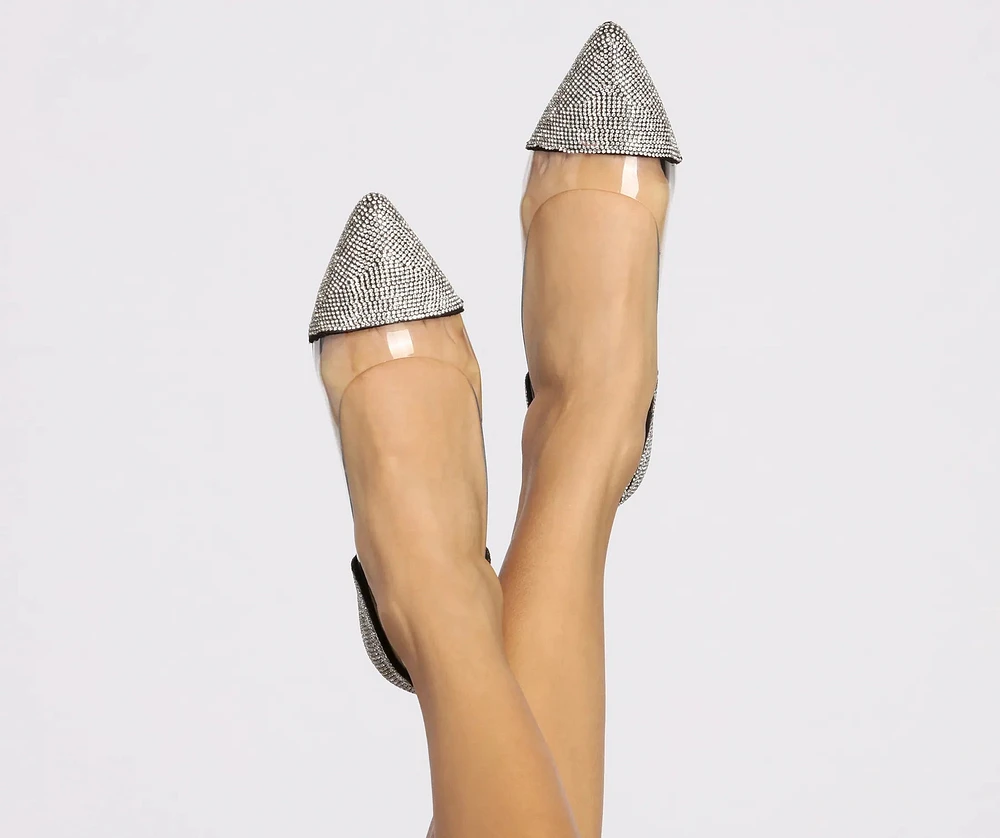 All That Shine Rhinestone Flats